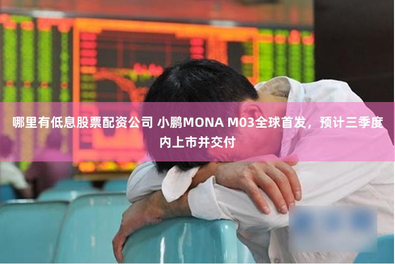 哪里有低息股票配资公司 小鹏MONA M03全球首发，预计三季度内上市并交付